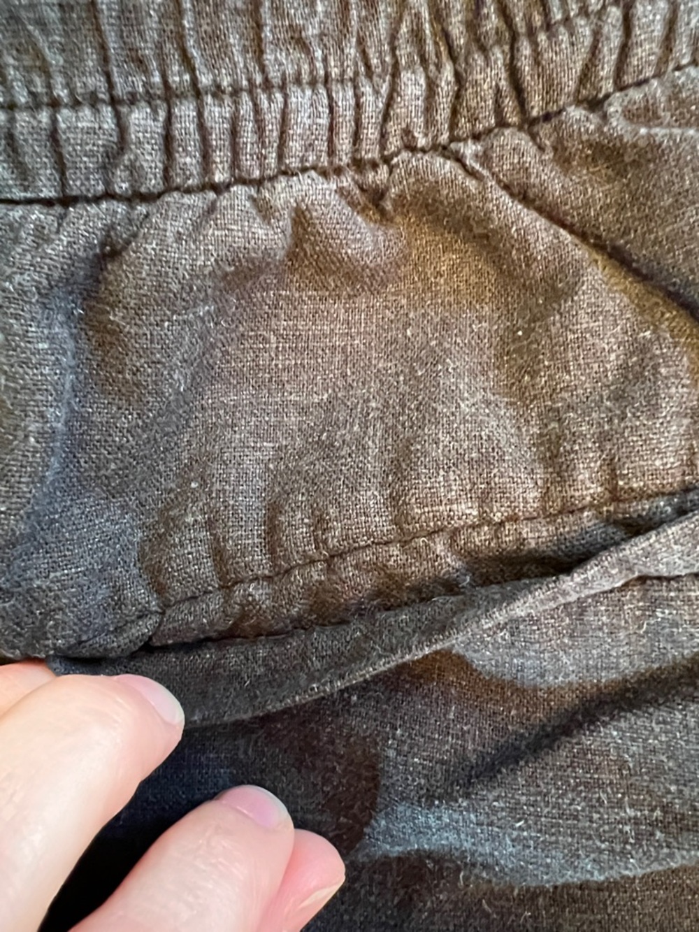 J. Crew Linen/Viscose Blend Drawstring Black Shorts Size Medium - Picture 8 of 12
